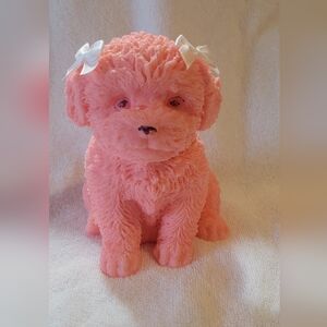 Adorable Pink Dog soap with Bows
